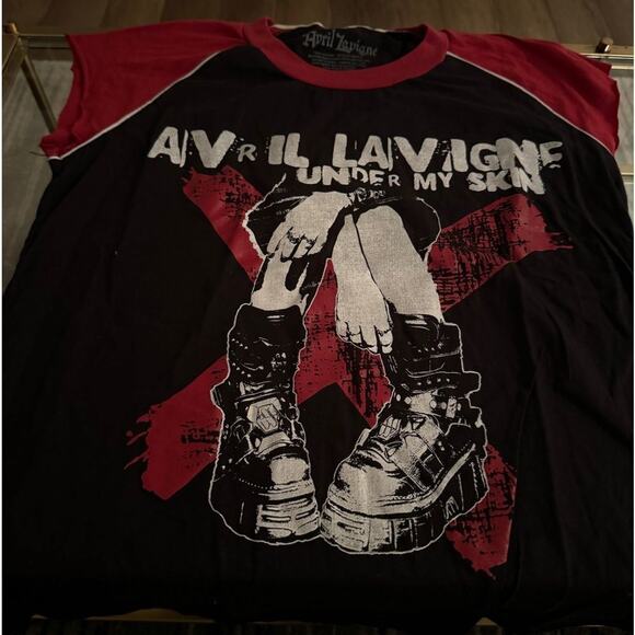 AVRIL LAVIGNE Under My Skin 20th Anniversary Tee, Size Large, New w/o Tag - Picture 3 of 5